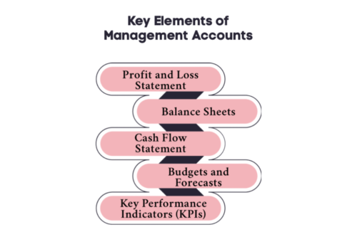 An infographic on key elements of management accounts