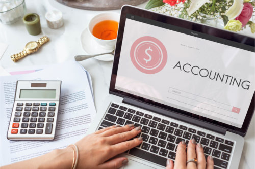 Shopping banking accounting webpage text search concept