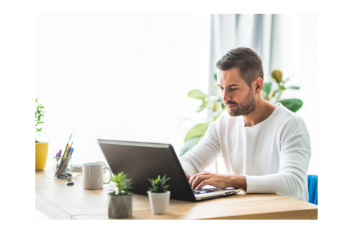 A business owner filing annual accounts for a dormant company