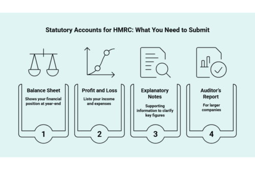 Statutory Accounts for HMRC: What You Need to Submit Infographic