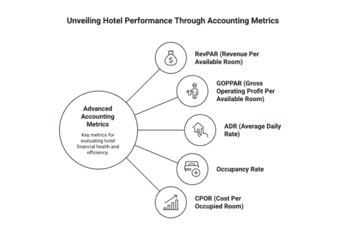 Infographic on hotel accounting metrics